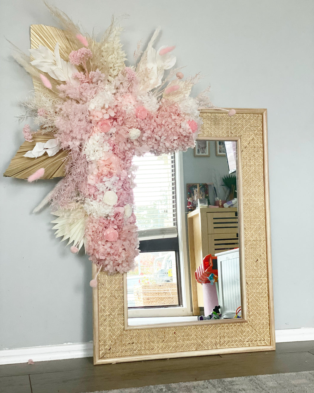 Dried Floral Mirrors